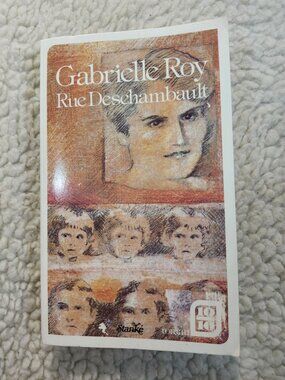 Gabrielle Roy Rue Deschambault French Paperback Stanke Quebec 1985